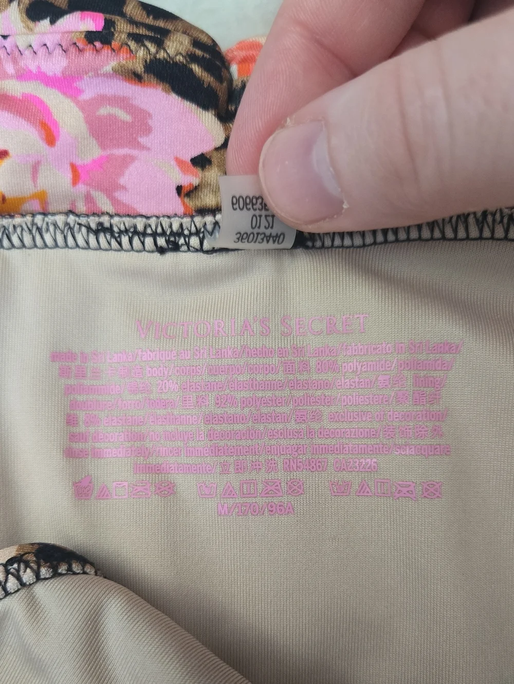 Victoria's Secret Floral Bikini Set, Womens Size Medium